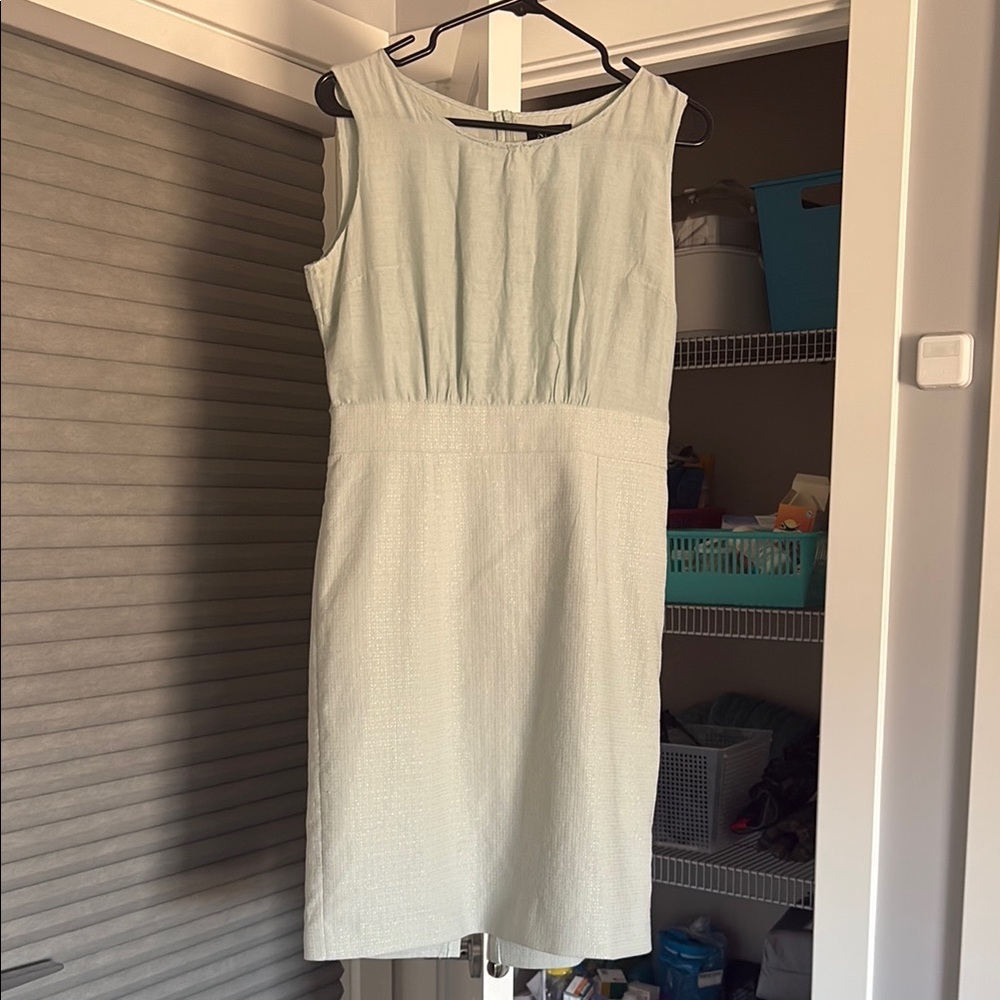 Vintage Nissa sage green sleeveless dress size 10